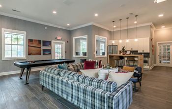 Resident lounge with kitchen